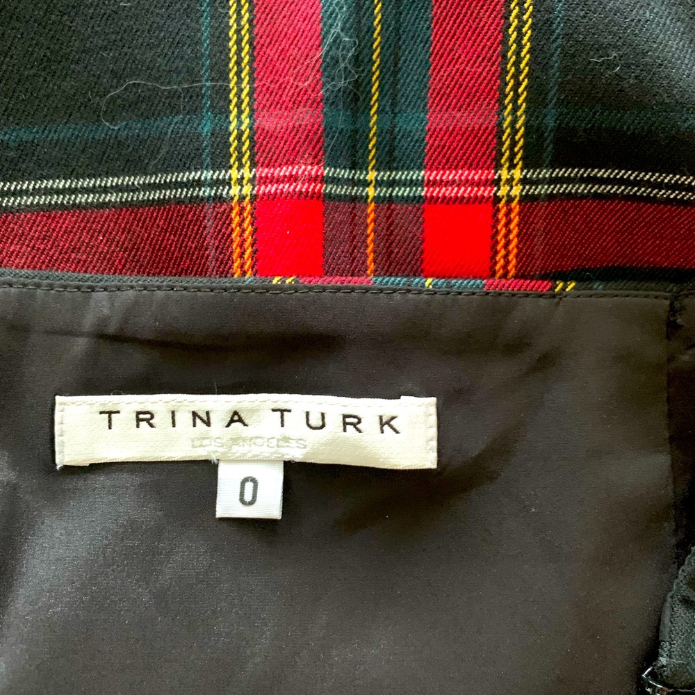 Trina Turk Fun Ruffle Mini Skirt in Holiday Theme - Picture 2 of 4